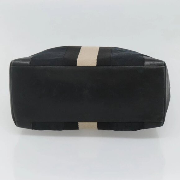 GUCCI GG Canvas Sherry Line Hand Bag Black White 002 1098 3444 Auth ep8642 - Picture 6 of 16